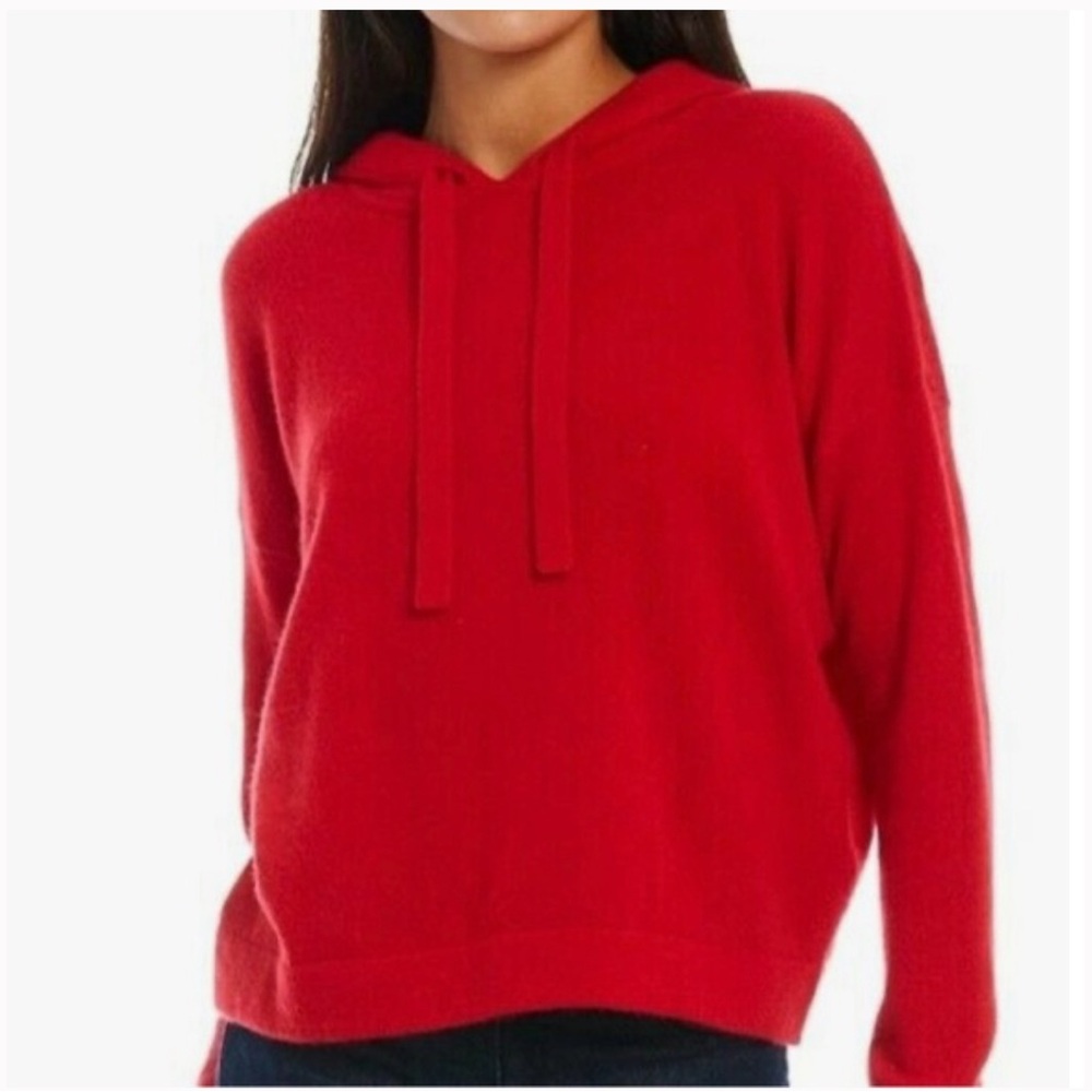 ANTONIO MELANI Cashmere Candy Apple Red Women's Hoodie & Joggers Set  - XS